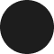 A solid black circle centered on a light gray background, symbolizing the focus and clarity valued in family dentistry and oral health.